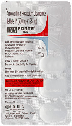 Lmx Forte 625 Tablet 10 Lmx Forte 625 Tablet 10
